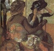 Edgar Degas In  the Store oil